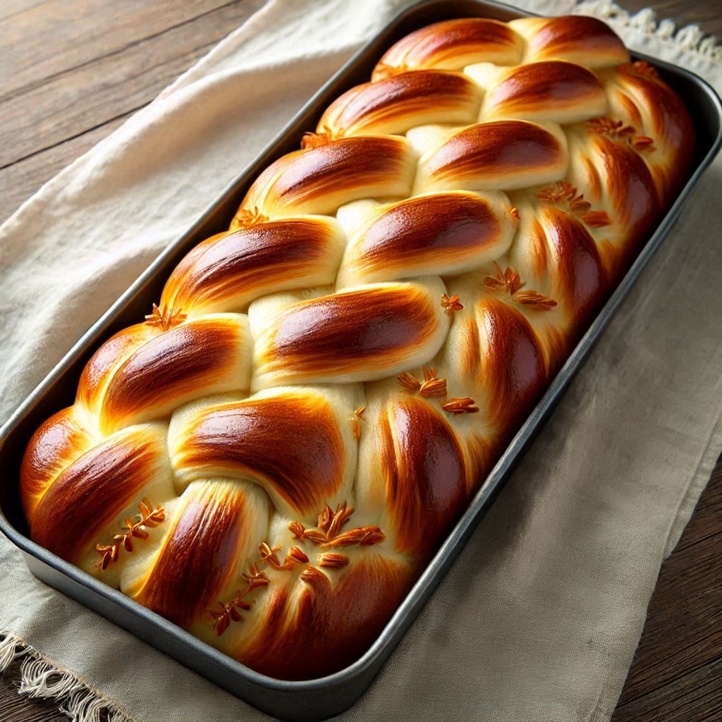 Kranzkuchen (Hefezopf)